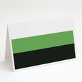 Neutrois Pride Greeting Cards Pack of 8 Blank Cards with Envelopes Whimsical A7 Size 5x7