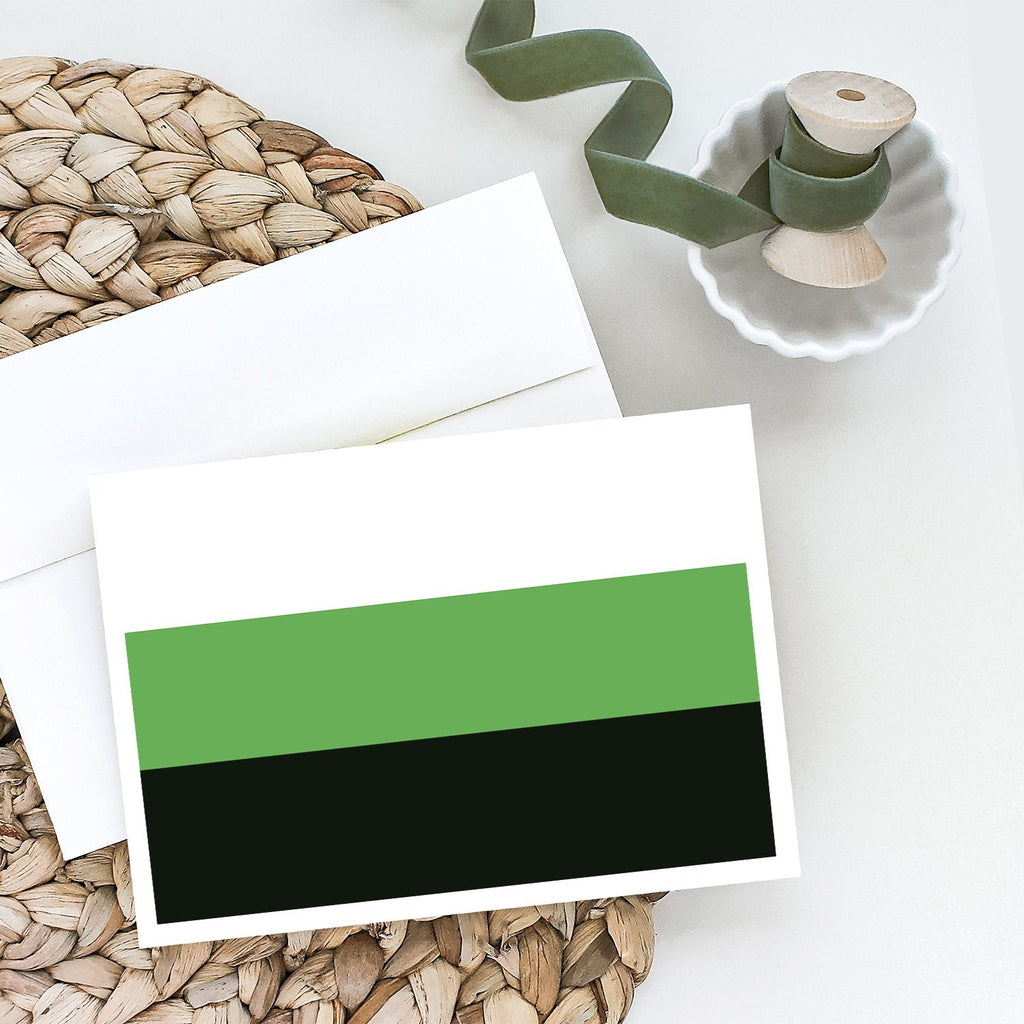 Neutrois Pride Greeting Cards Pack of 8 Blank Cards with Envelopes Whimsical A7 Size 5x7