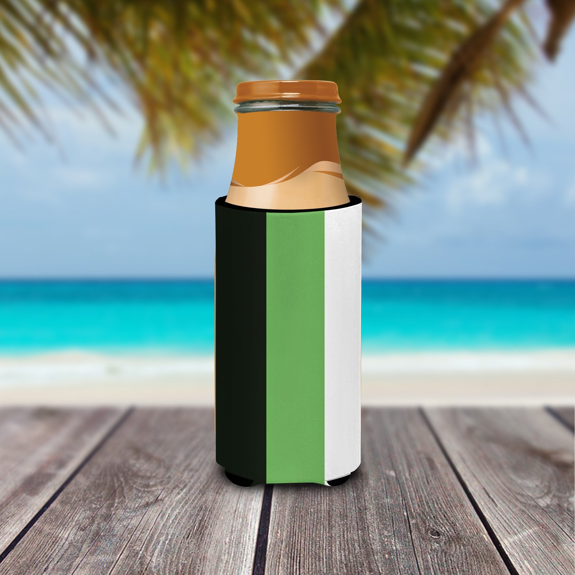 Neutrois Pride Slim Can Hugger , Insulated Foam Hugger for 12 oz Slim Cans, Beer Bottles & Water Bottles, Printed in USA