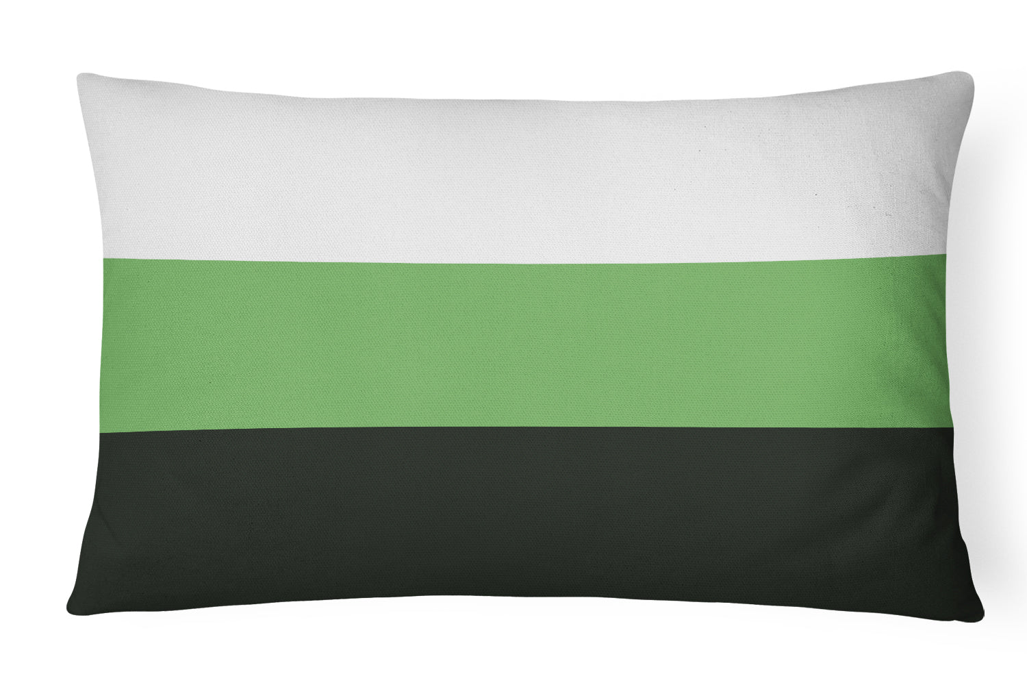 Neutrois Pride Decorative Throw Pillow 12x16 Indoor Outdoor Accent Cushion, Fabric Cover with Insert for Sofa, Bed, Porch & Living Room