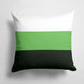 Neutrois Pride Decorative Throw Pillow 14x14 Indoor Outdoor Accent Cushion, Fabric Cover with Insert for Sofa, Bed, Porch & Living Room
