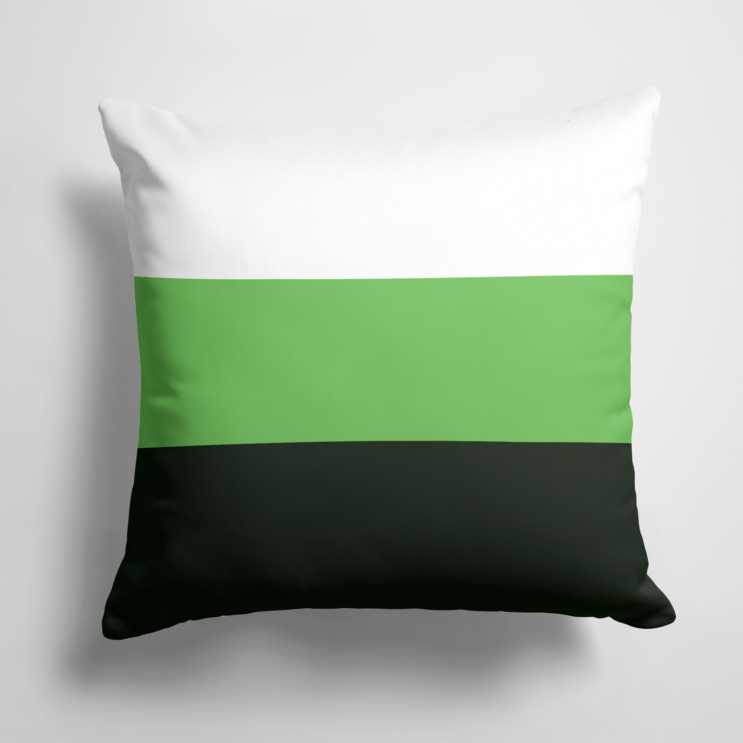 Neutrois Pride Decorative Throw Pillow 14x14 Indoor Outdoor Accent Cushion, Fabric Cover with Insert for Sofa, Bed, Porch & Living Room
