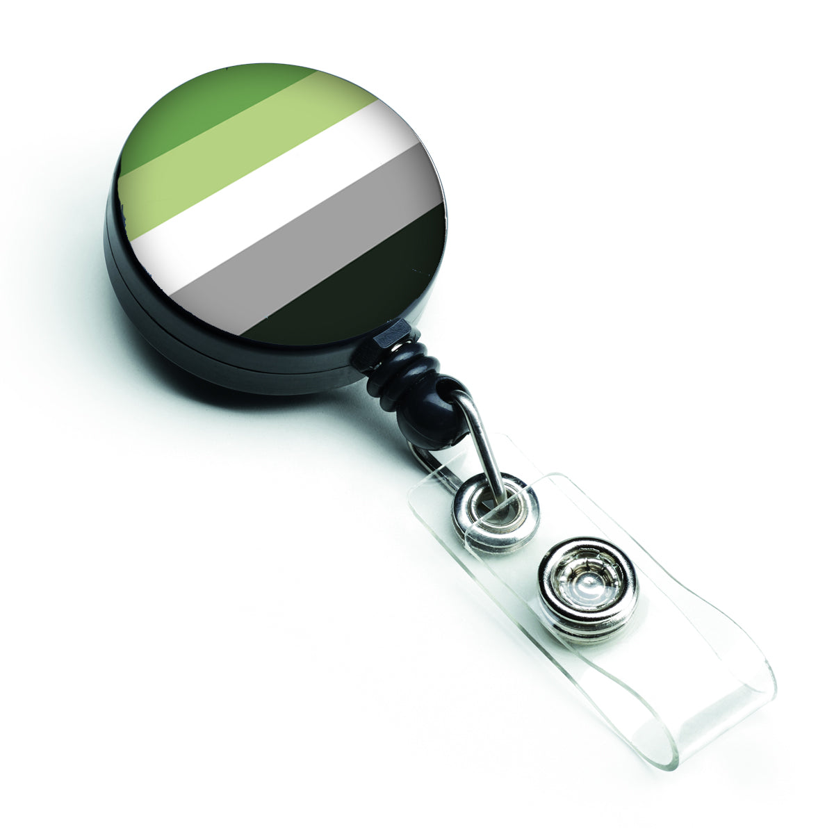 Aronmantic Pride Retractable Badge Reel for Nurses ID Badge Holder with Clip Retractable Employee Badge Holder, Belt Clip