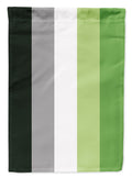 Aronmantic Pride House Flag 28x40 Porch Sleeve Pole Decorative Outside Yard Banner Artwork Wall Hanging, Polyester