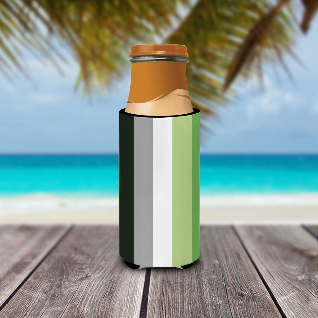 Aronmantic Pride Slim Can Hugger , Insulated Foam Hugger for 12 oz Slim Cans, Beer Bottles & Water Bottles, Printed in USA