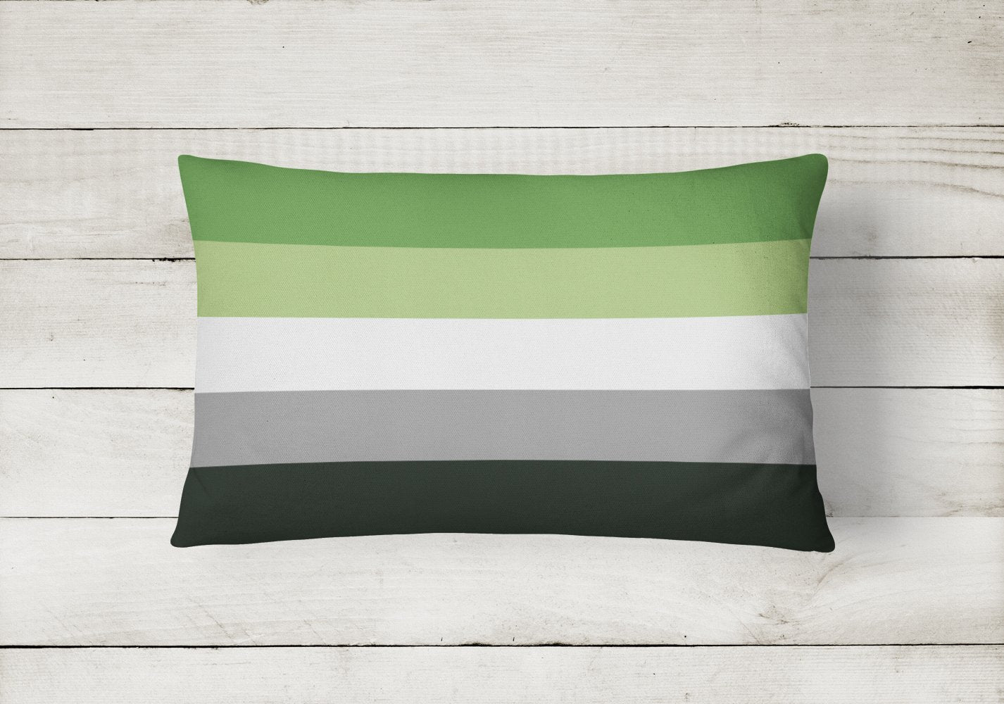 Aronmantic Pride Decorative Throw Pillow 12x16 Indoor Outdoor Accent Cushion, Fabric Cover with Insert for Sofa, Bed, Porch & Living Room