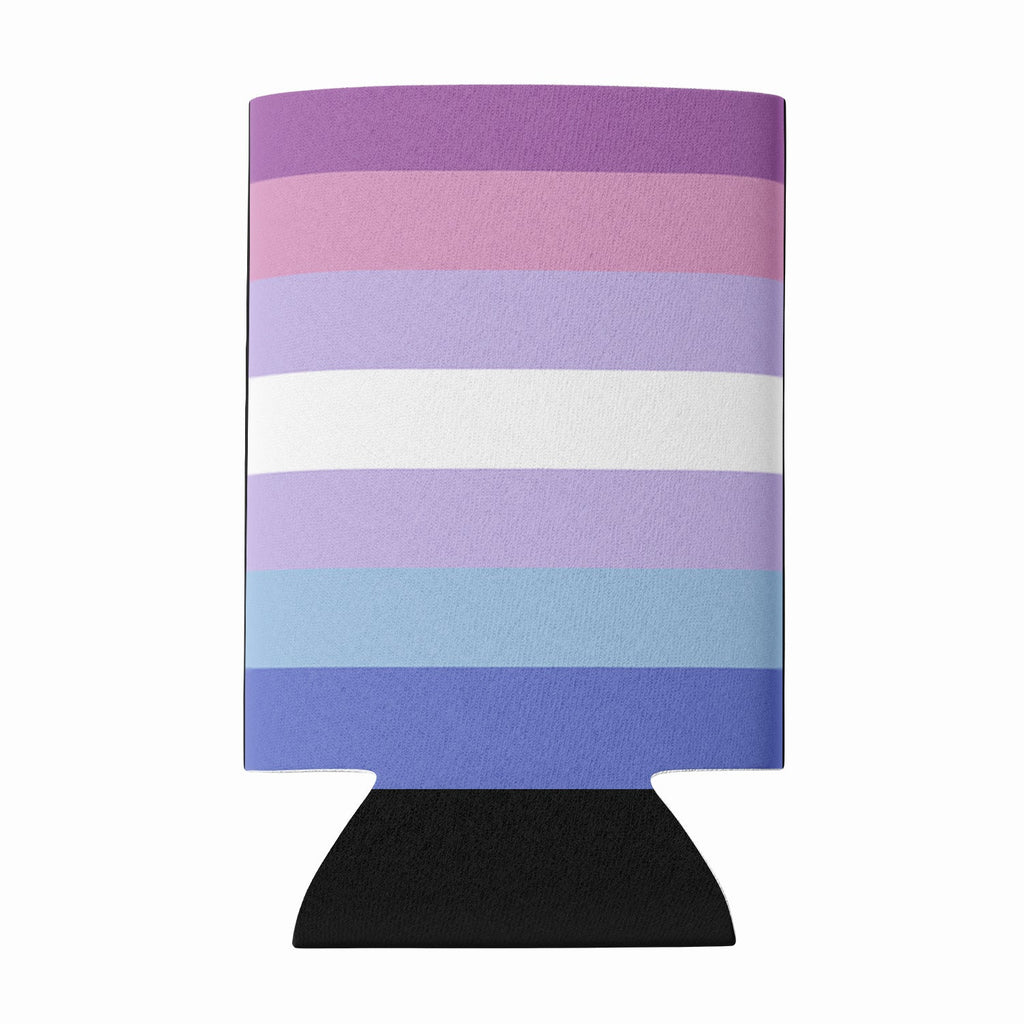 Bigender Pride Can or Bottle Hugger Cooler Sleeve for Standard 12 oz Cans, Insulated Foam Beer & Soda Can Hugger Reusable