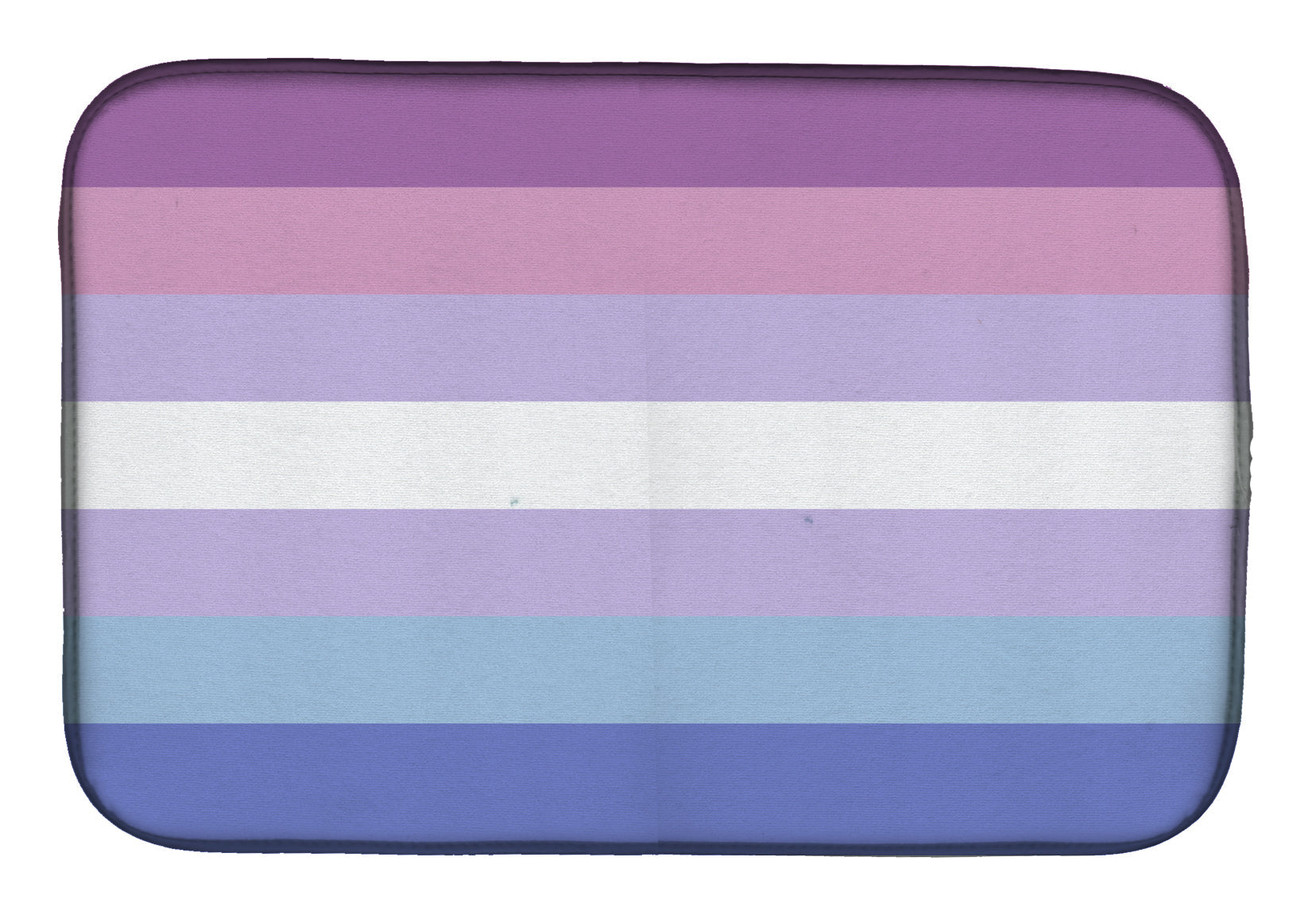 Bigender Pride Dish Drying Mat Absorbent Dish Drying Mat Pad for Kitchen Counter Dish Drainer Mat for Countertop, 14 x 21", Multicolor