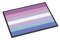 Bigender Pride Doormat Indoor Outdoor 18H X 27W Front Door Mat Rugs for Entryway, Non Slip Washable