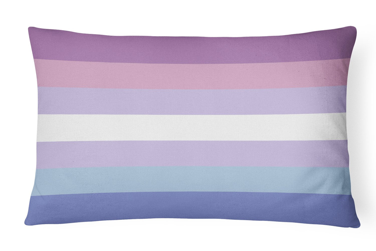 Bigender Pride Decorative Throw Pillow 12x16 Indoor Outdoor Accent Cushion, Fabric Cover with Insert for Sofa, Bed, Porch & Living Room