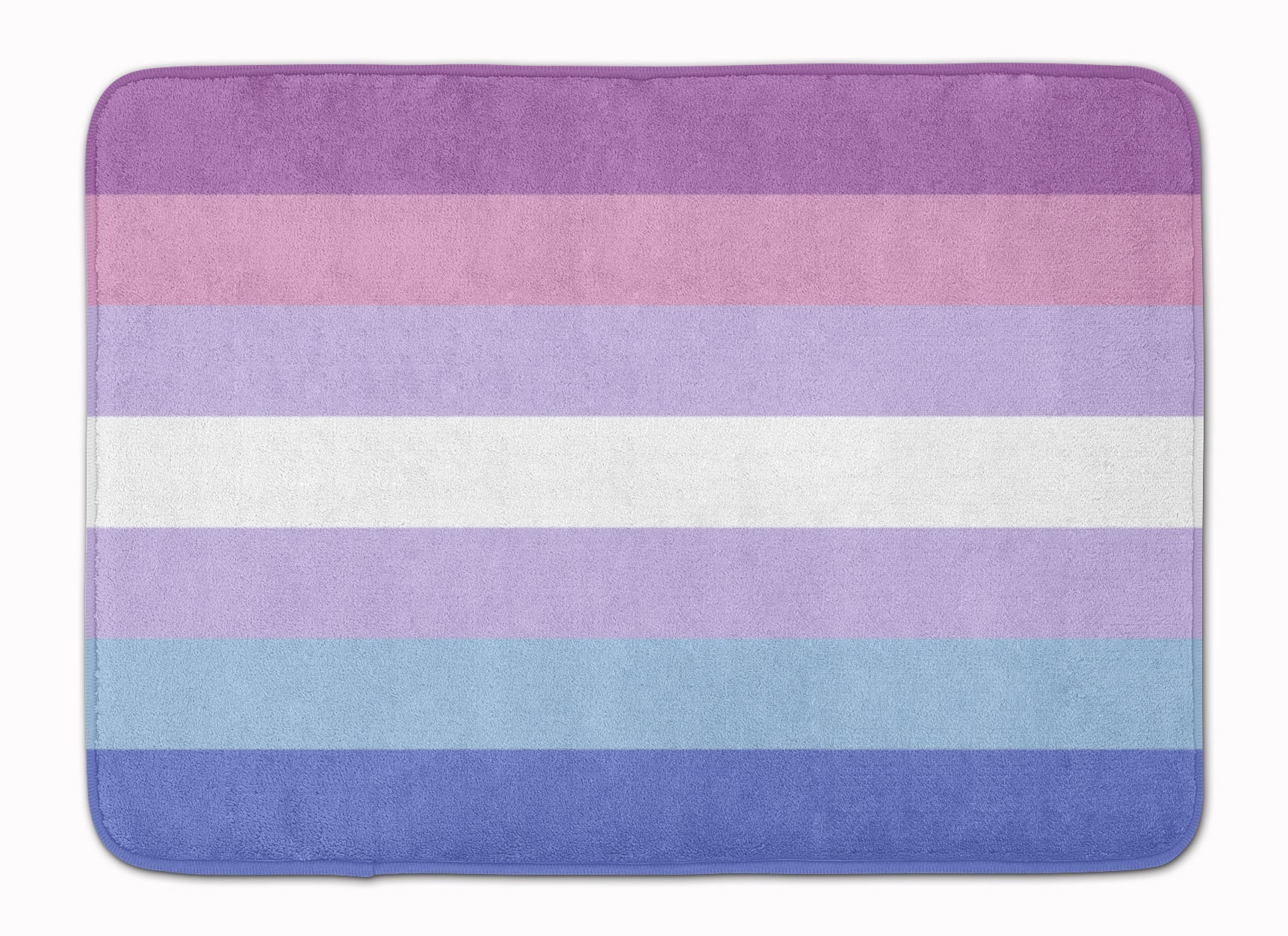 Bigender Pride Memory Foam Kitchen Mat Machine Washable Anti-Fatigue Cushion Comfort Bath or Kitchen Rug