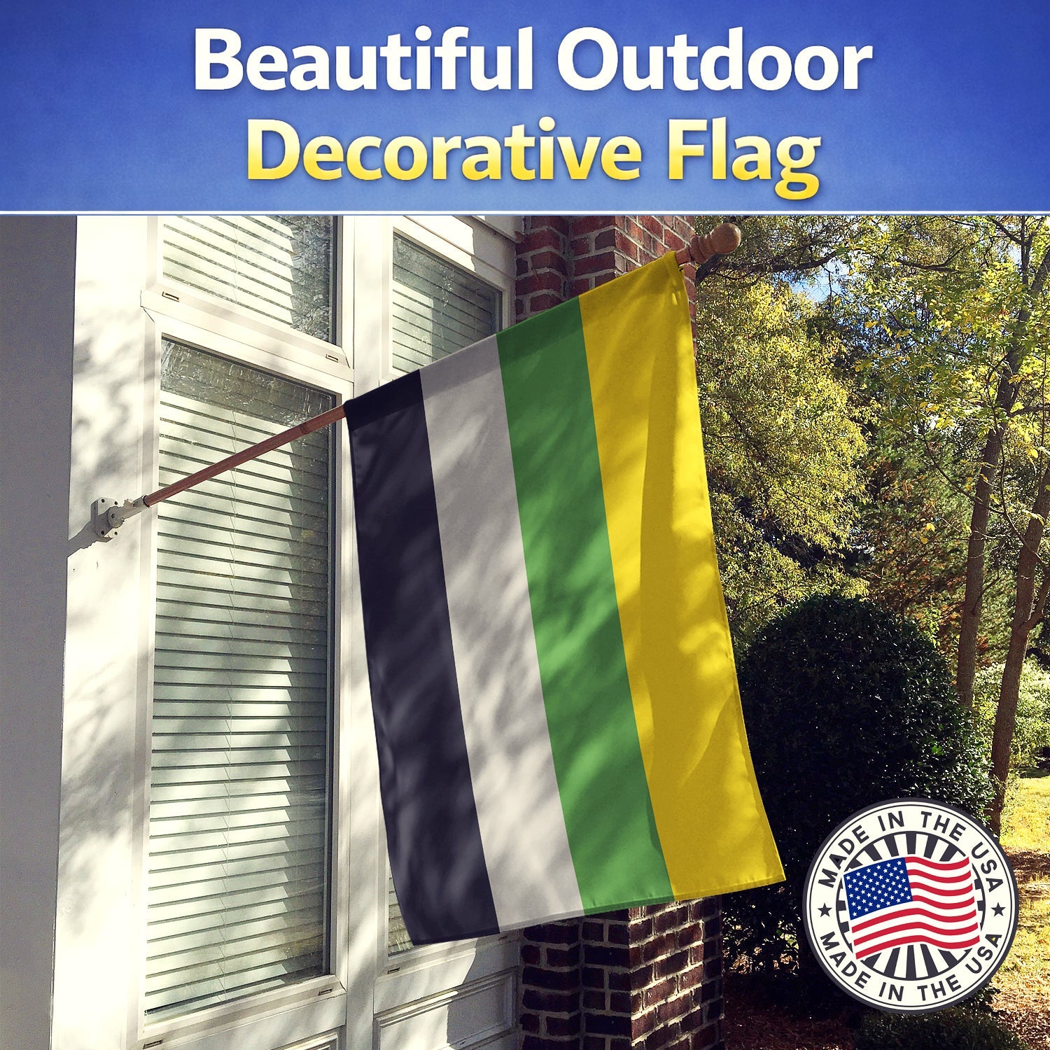 Skiliosexual Pride House Flag 28x40 Porch Sleeve Pole Decorative Outside Yard Banner Artwork Wall Hanging, Polyester