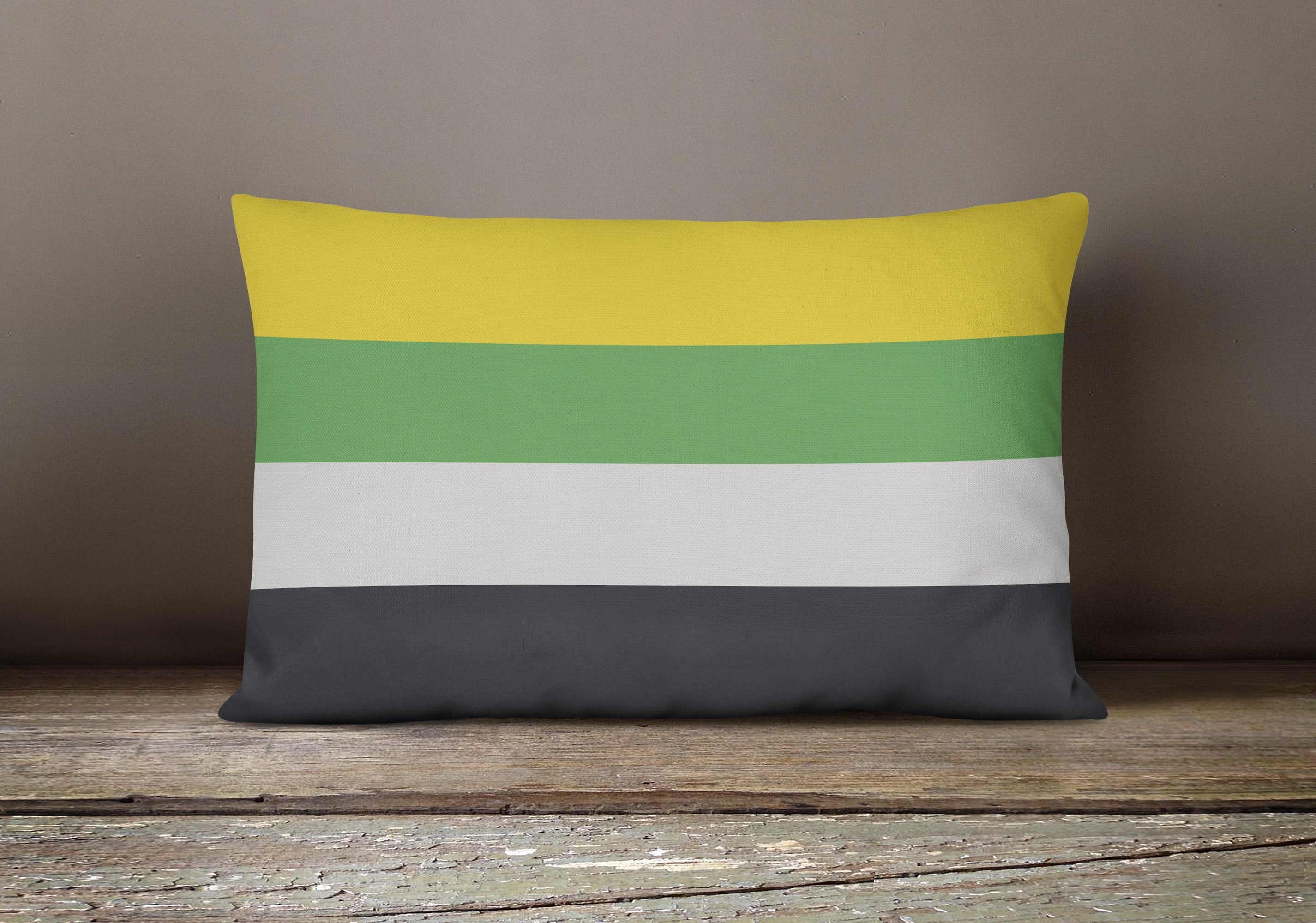 Skiliosexual Pride Decorative Throw Pillow 12x16 Indoor Outdoor Accent Cushion, Fabric Cover with Insert for Sofa, Bed, Porch & Living Room