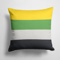 Skiliosexual Pride Decorative Throw Pillow 14x14 Indoor Outdoor Accent Cushion, Fabric Cover with Insert for Sofa, Bed, Porch & Living Room