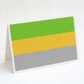 Lithromantic Pride Greeting Cards Pack of 8 Blank Cards with Envelopes Whimsical A7 Size 5x7