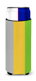 Lithromantic Pride Slim Can Hugger , Insulated Foam Hugger for 12 oz Slim Cans, Beer Bottles & Water Bottles, Printed in USA