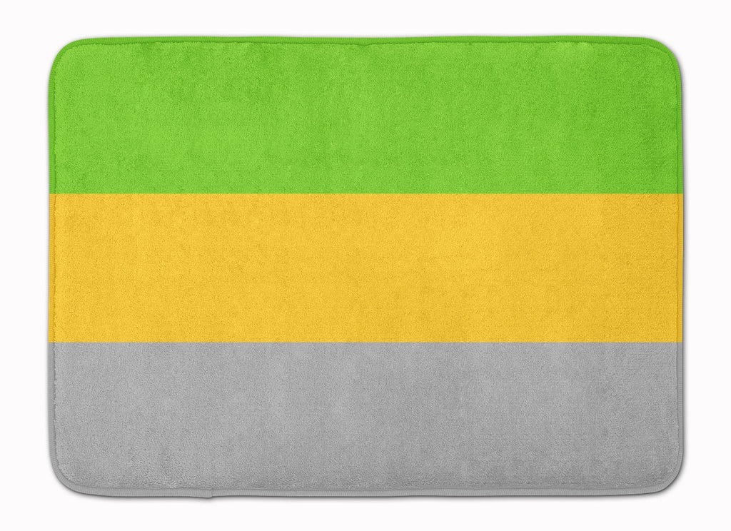 Lithromantic Pride Memory Foam Kitchen Mat Machine Washable Anti-Fatigue Cushion Comfort Bath or Kitchen Rug