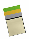 Lithromantic Pride Watercolor Sticky Note Holder Refillable Dispenser Desk Accessory 3x3 Pad Gift