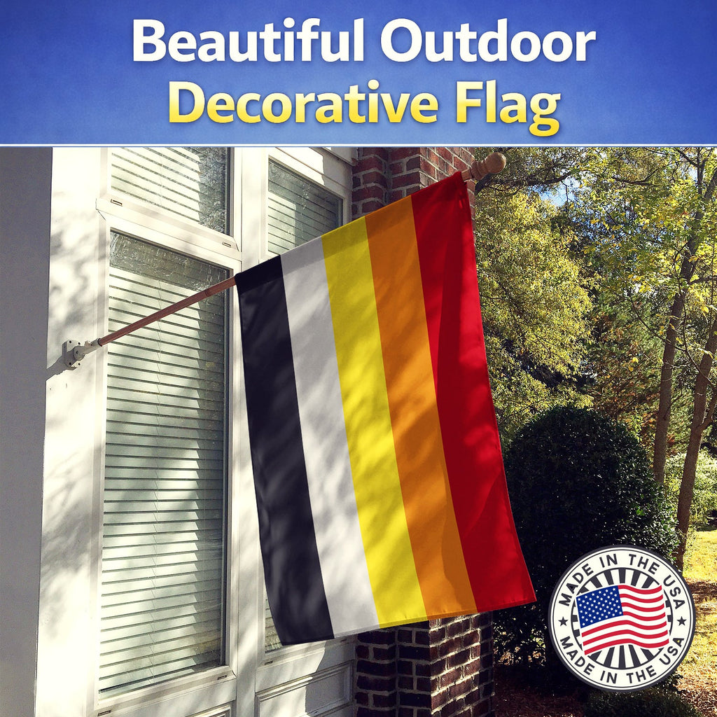 Lithsexual Pride House Flag 28x40 Porch Sleeve Pole Decorative Outside Yard Banner Artwork Wall Hanging, Polyester