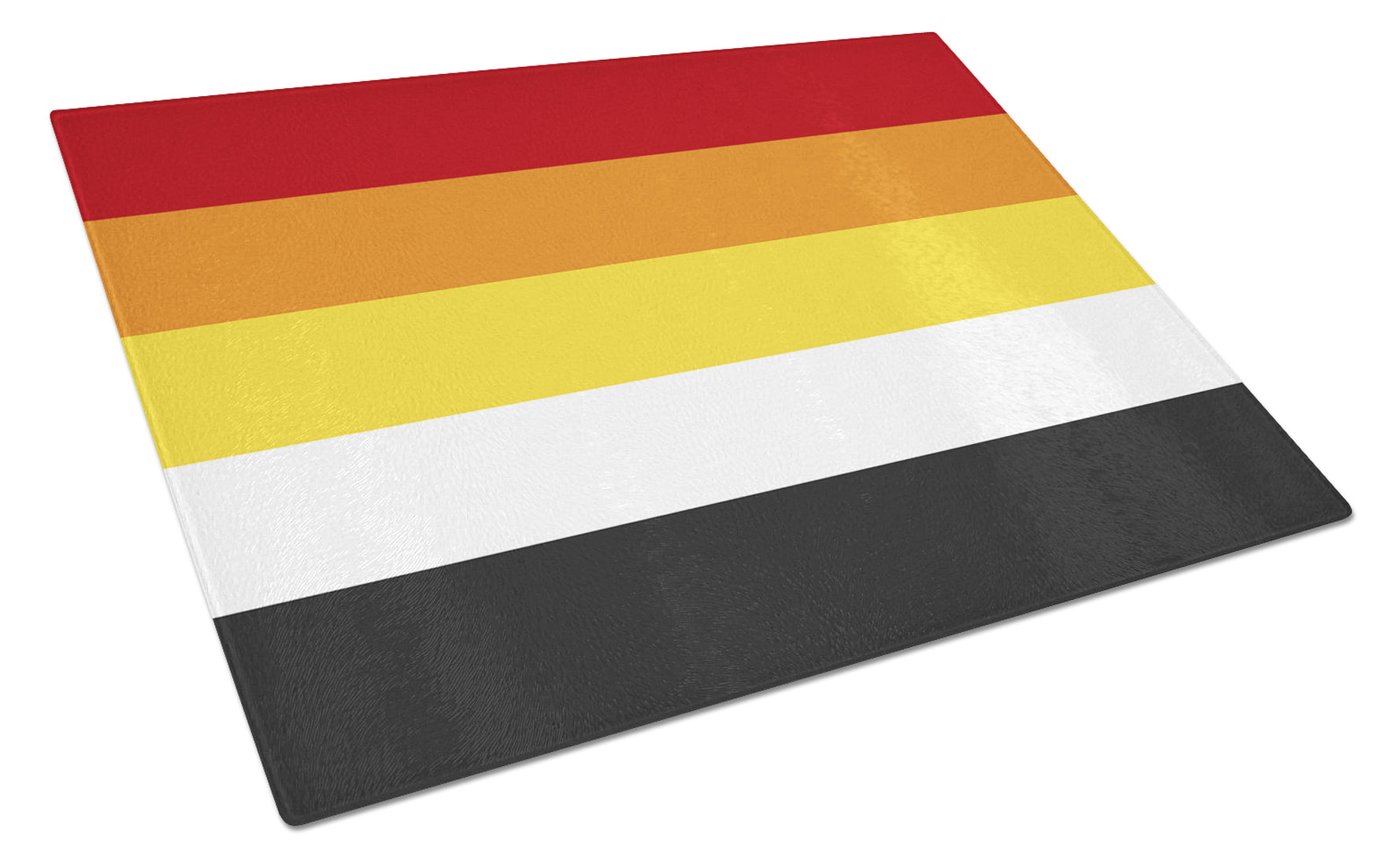 Lithsexual Pride Cutting Board Tempered Glass Kitchen Cutting Surface, Heat Resistant Chopping, Non-Slip Feet, Food Prep & Serving