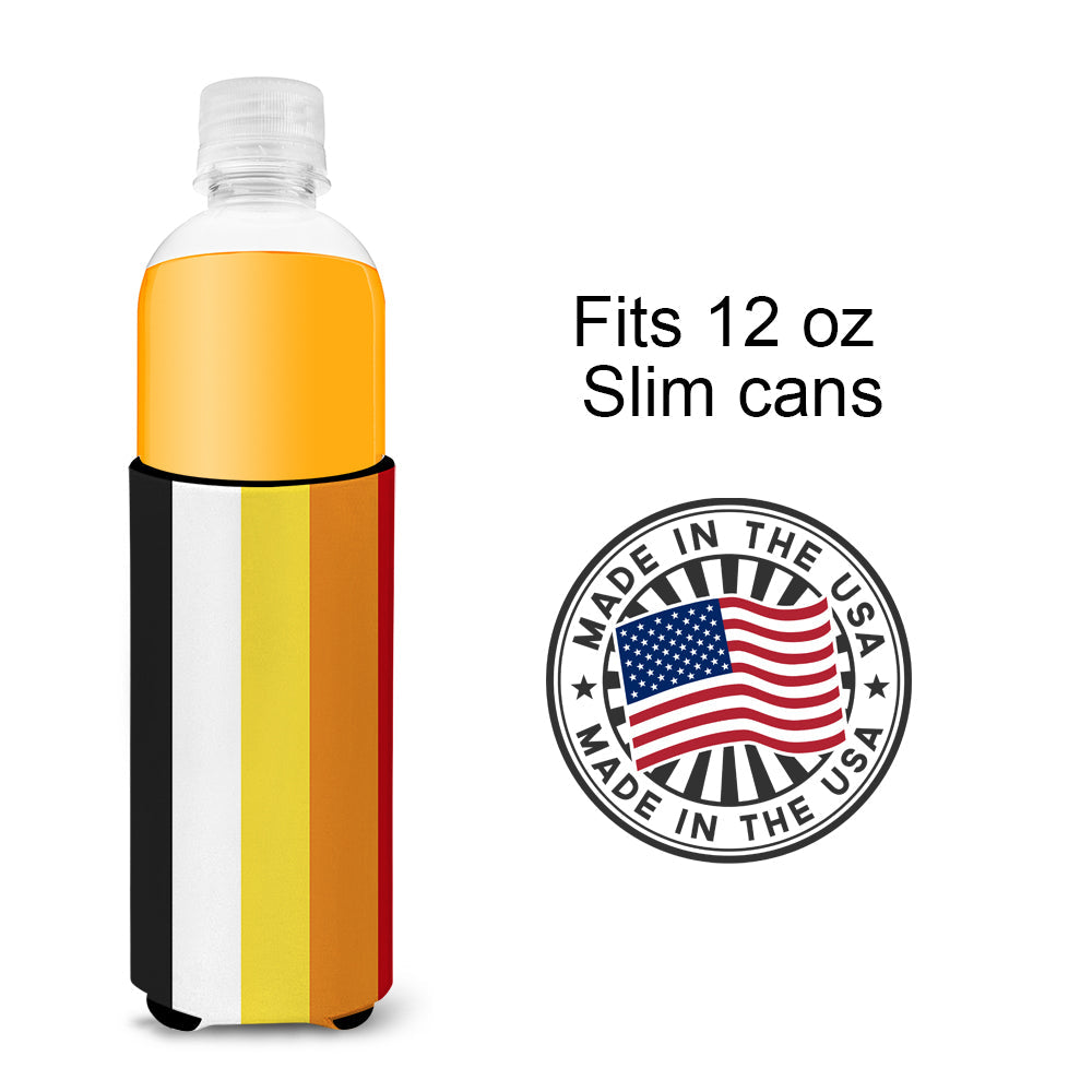 Lithsexual Pride Slim Can Hugger , Insulated Foam Hugger for 12 oz Slim Cans, Beer Bottles & Water Bottles, Printed in USA