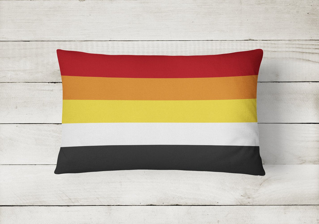 Lithsexual Pride Decorative Throw Pillow 12x16 Indoor Outdoor Accent Cushion, Fabric Cover with Insert for Sofa, Bed, Porch & Living Room