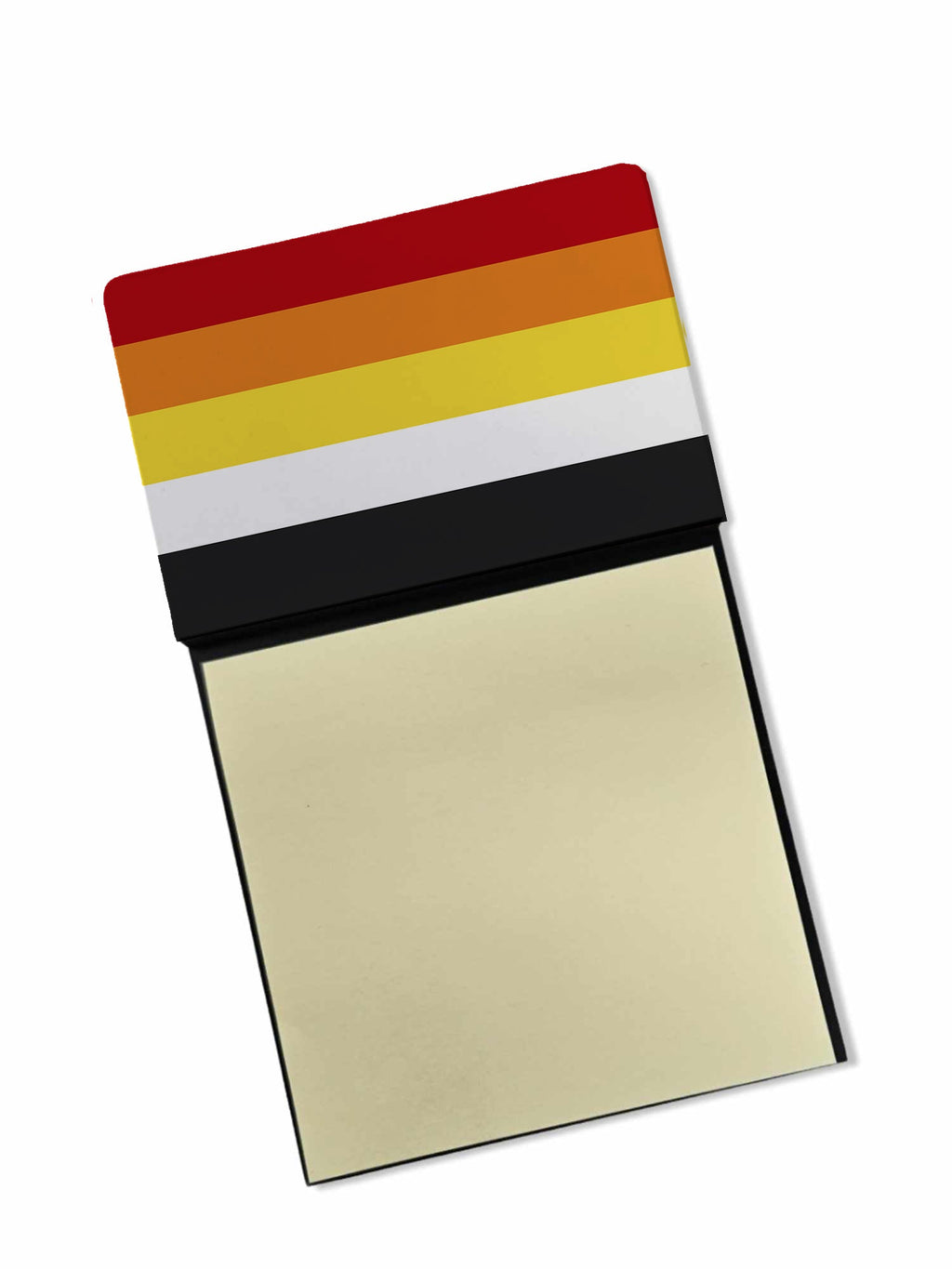 Lithsexual Pride Watercolor Sticky Note Holder Refillable Dispenser Desk Accessory 3x3 Pad Gift
