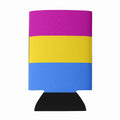 Pansexual Pride Can or Bottle Hugger Cooler Sleeve for Standard 12 oz Cans, Insulated Foam Beer & Soda Can Hugger Reusable