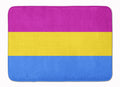 Pansexual Pride Memory Foam Kitchen Mat Machine Washable Anti-Fatigue Cushion Comfort Bath or Kitchen Rug