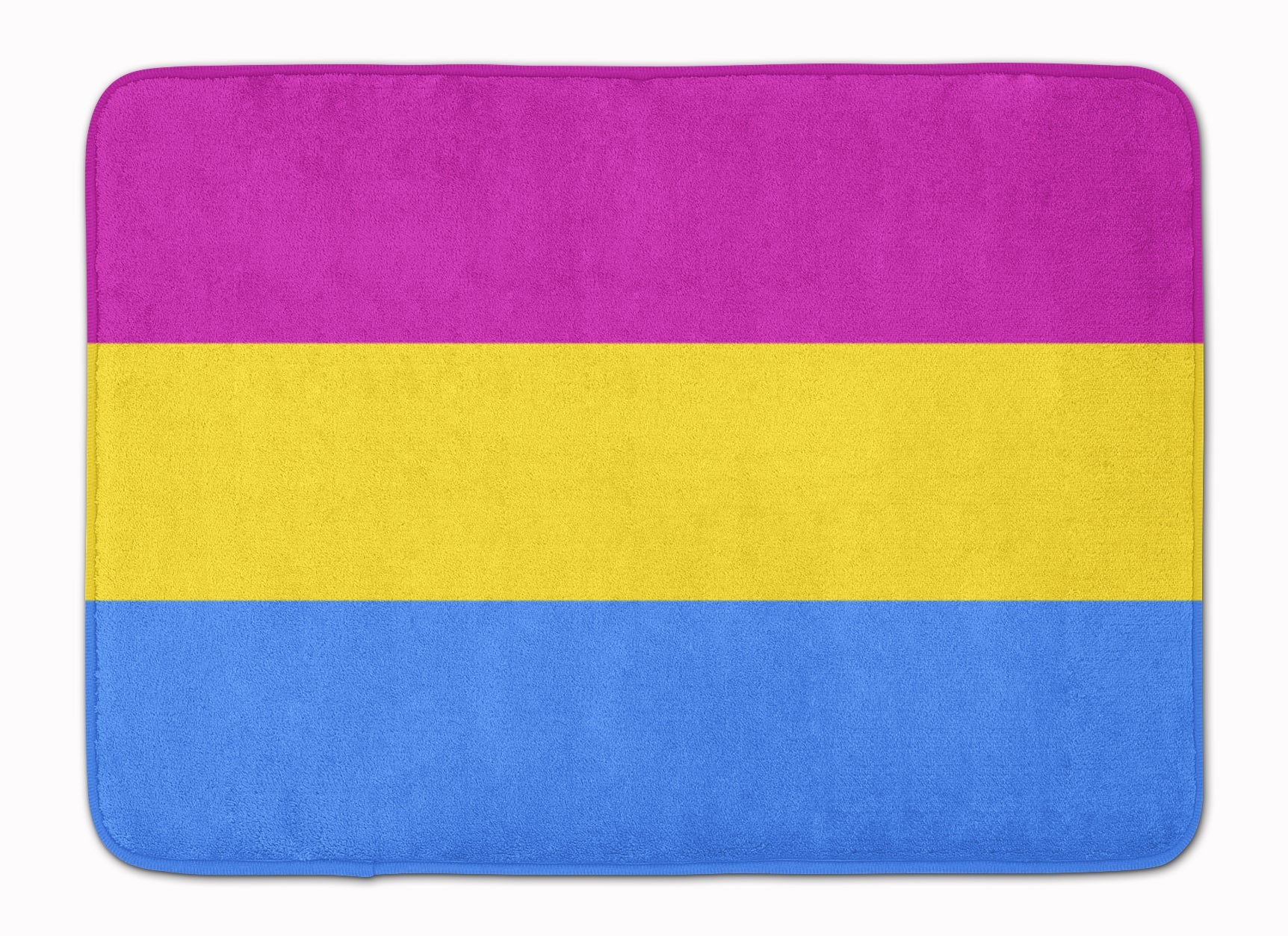 Pansexual Pride Memory Foam Kitchen Mat Machine Washable Anti-Fatigue Cushion Comfort Bath or Kitchen Rug