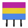 Pansexual Pride Leash or Key Holder Wall Hooks, Coat Rack Wall Mount, for Hanging Keys, Towels, Aprons, Leashes
