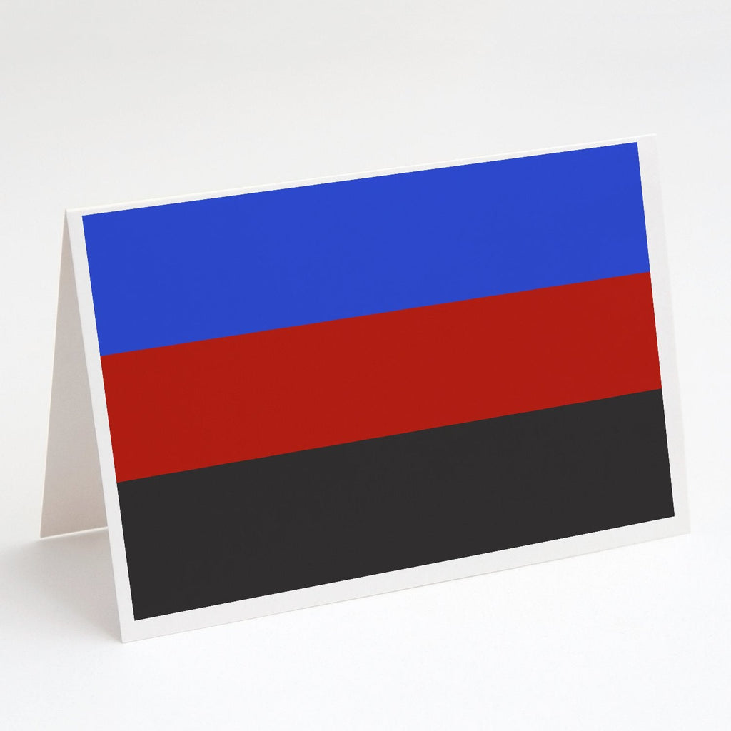 Polyamorous Pride Greeting Cards Pack of 8 Blank Cards with Envelopes Whimsical A7 Size 5x7