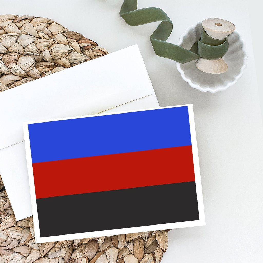 Polyamorous Pride Greeting Cards Pack of 8 Blank Cards with Envelopes Whimsical A7 Size 5x7