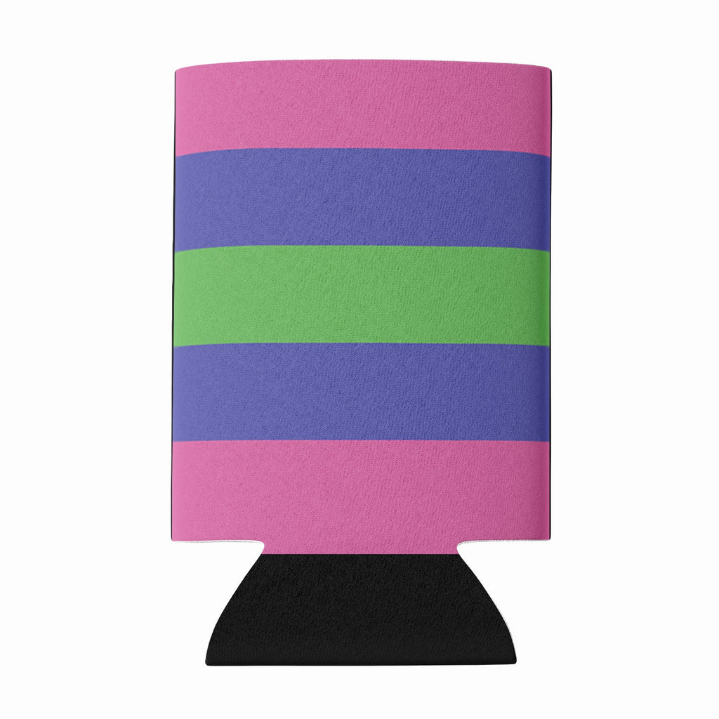 Trigender Pride Can or Bottle Hugger Cooler Sleeve for Standard 12 oz Cans, Insulated Foam Beer & Soda Can Hugger Reusable