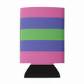 Trigender Pride Can or Bottle Hugger Cooler Sleeve for Standard 12 oz Cans, Insulated Foam Beer & Soda Can Hugger Reusable