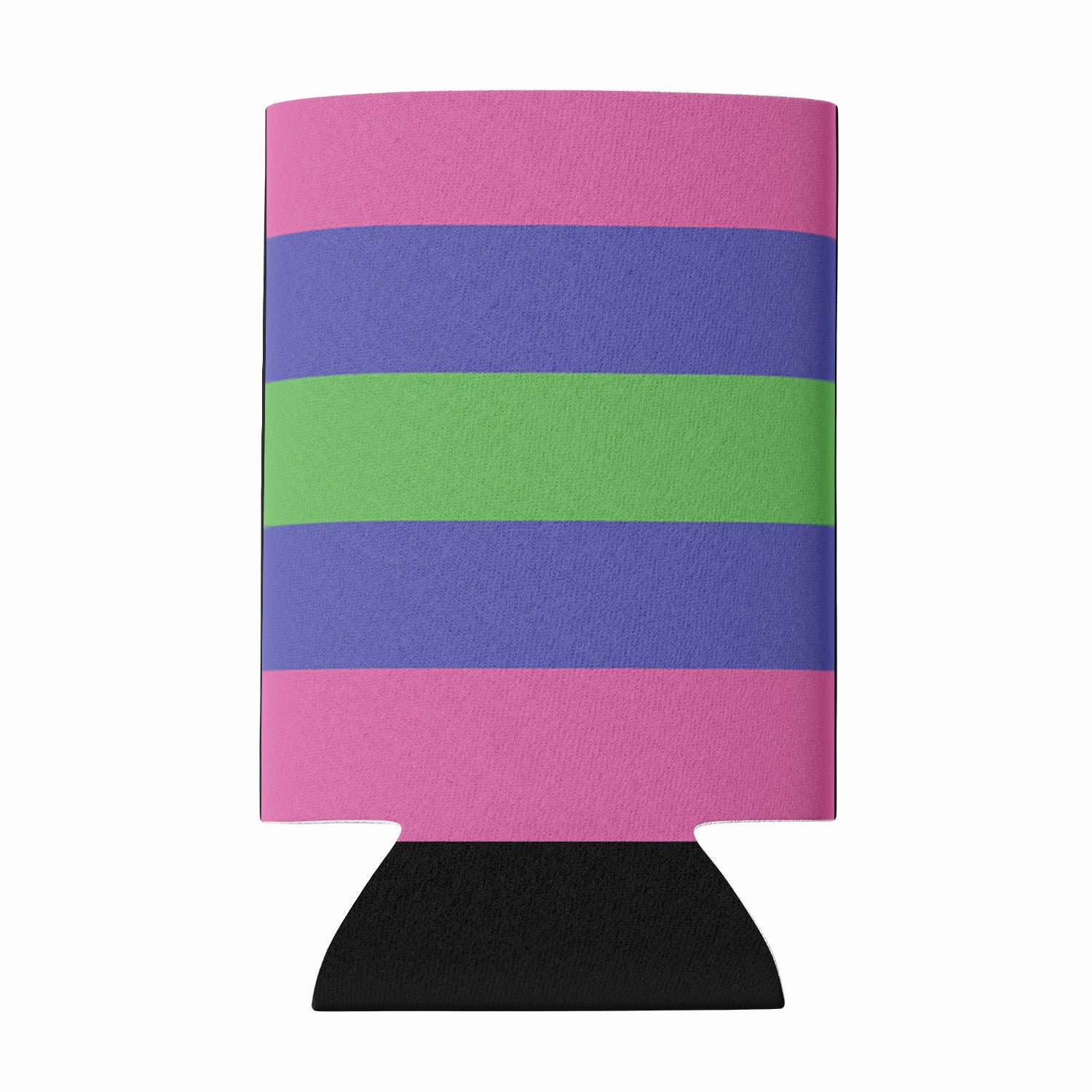 Trigender Pride Can or Bottle Hugger Cooler Sleeve for Standard 12 oz Cans, Insulated Foam Beer & Soda Can Hugger Reusable
