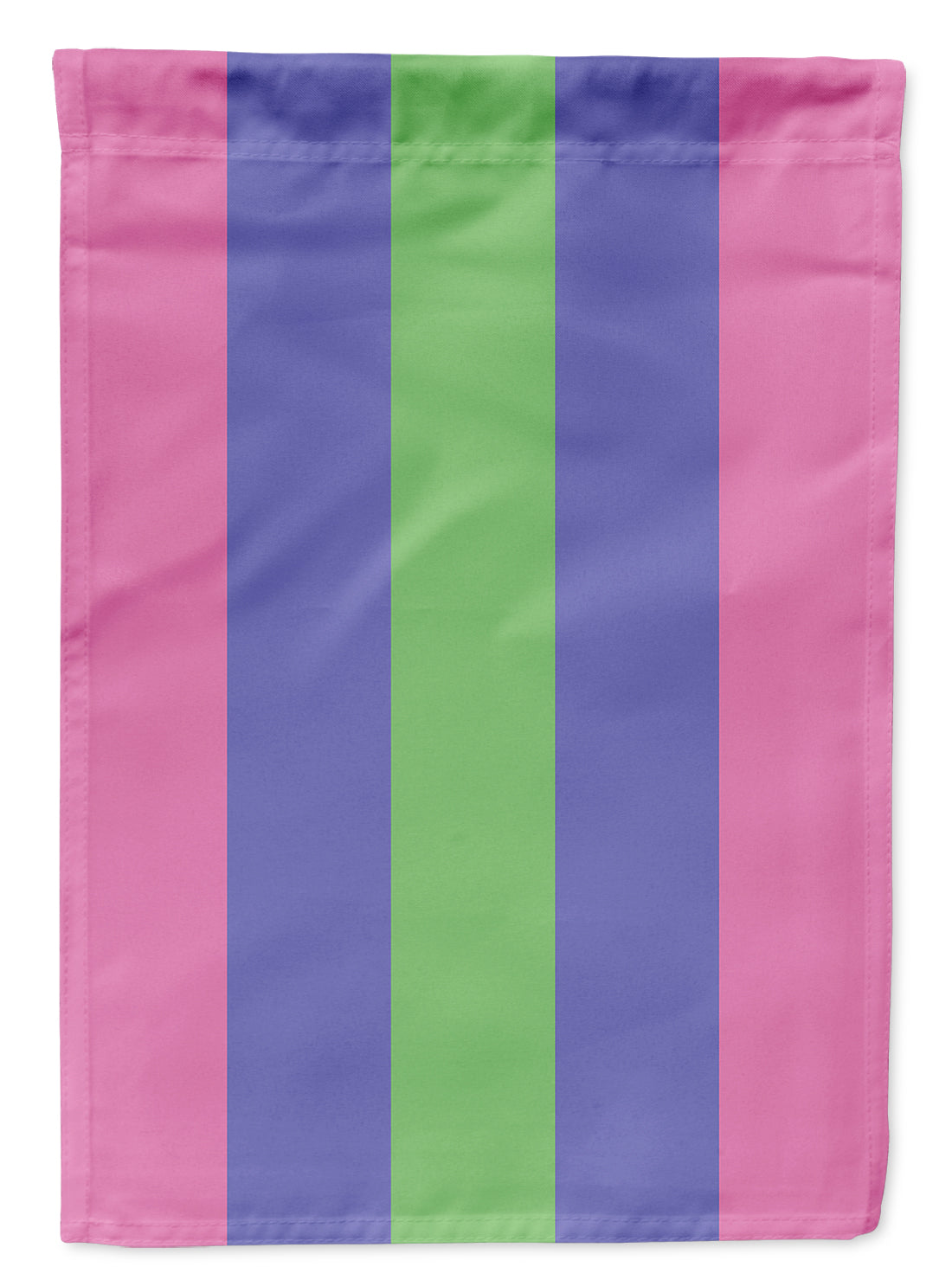 Trigender Pride House Flag 28x40 Porch Sleeve Pole Decorative Outside Yard Banner Artwork Wall Hanging, Polyester