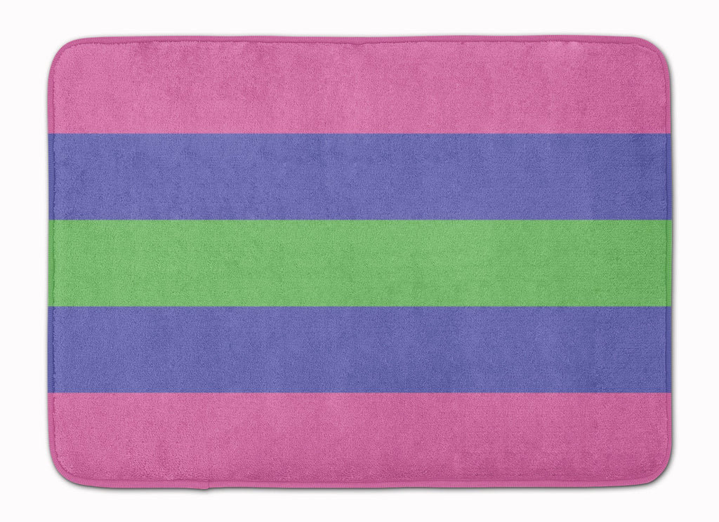 Trigender Pride Memory Foam Kitchen Mat Machine Washable Anti-Fatigue Cushion Comfort Bath or Kitchen Rug