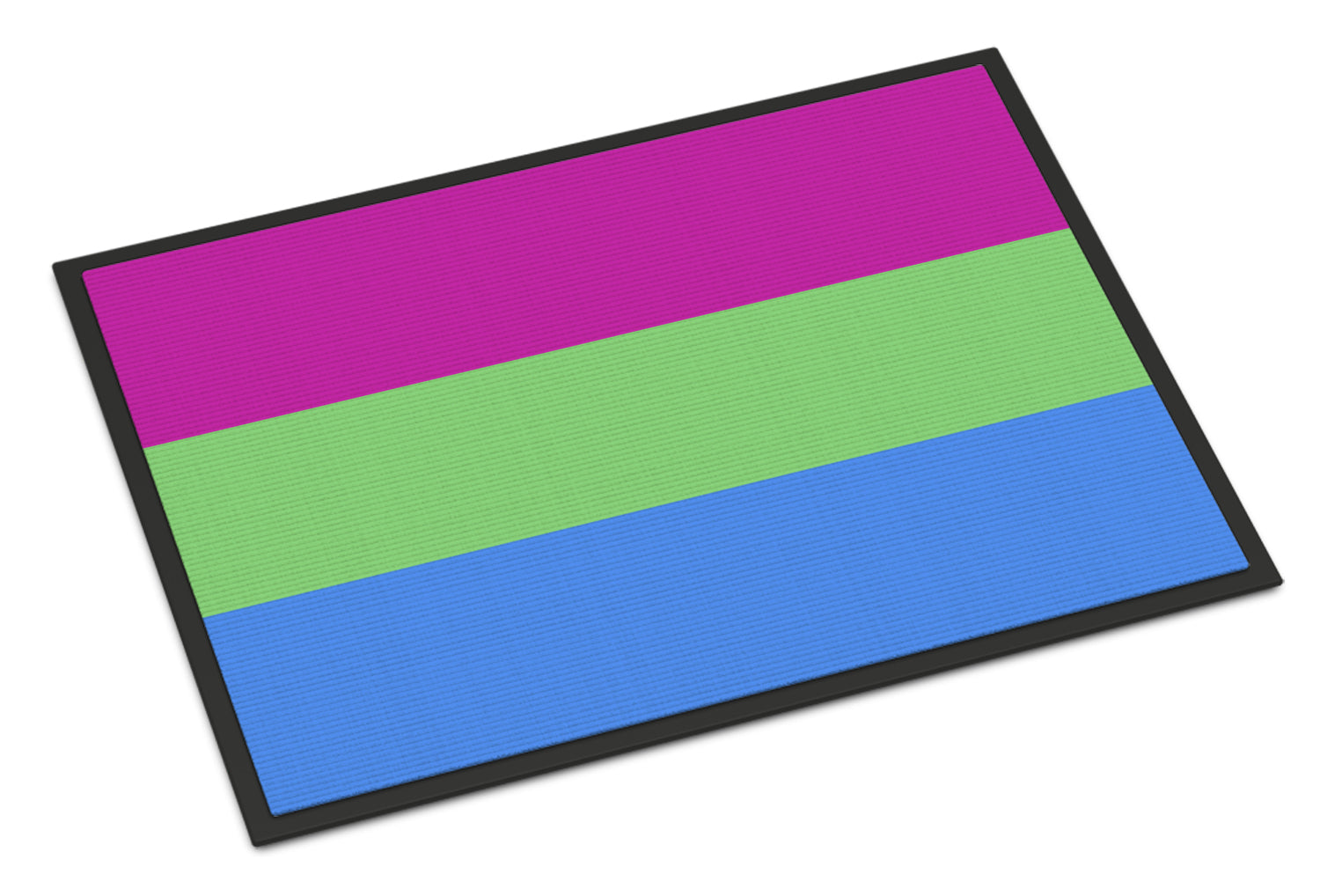 Polisexual Pride Doormat Indoor Outdoor 18H X 27W Front Door Mat Rugs for Entryway, Non Slip Washable