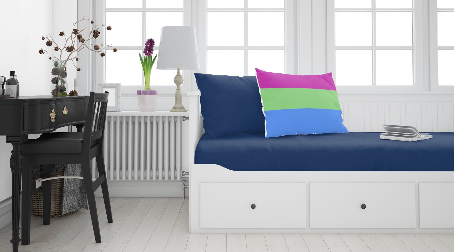 Polisexual Pride Standard Pillowcase Lightweight Super Soft Easy Care Decorative Artwork Pillowcase, Standard