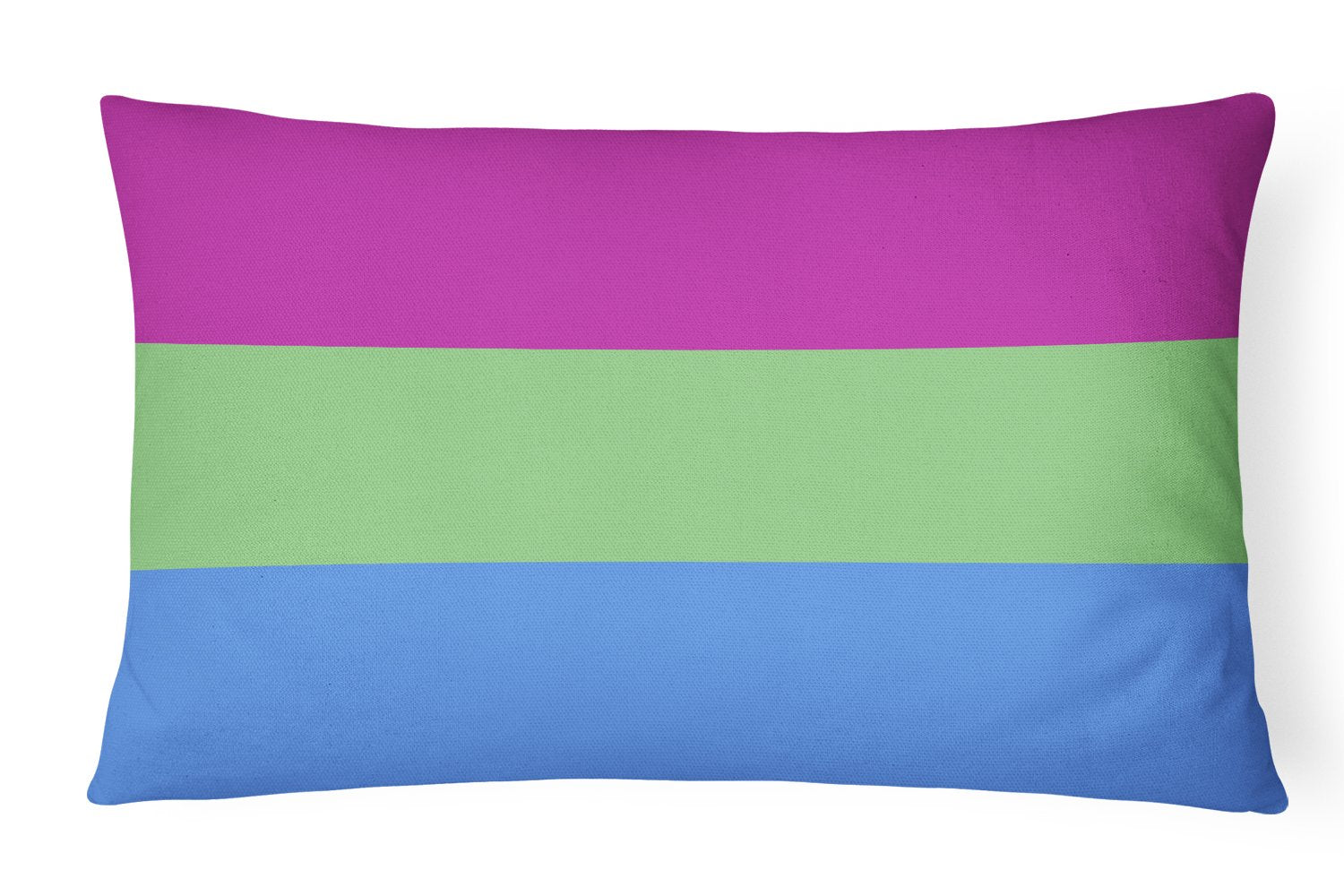 Polisexual Pride Decorative Throw Pillow 12x16 Indoor Outdoor Accent Cushion, Fabric Cover with Insert for Sofa, Bed, Porch & Living Room