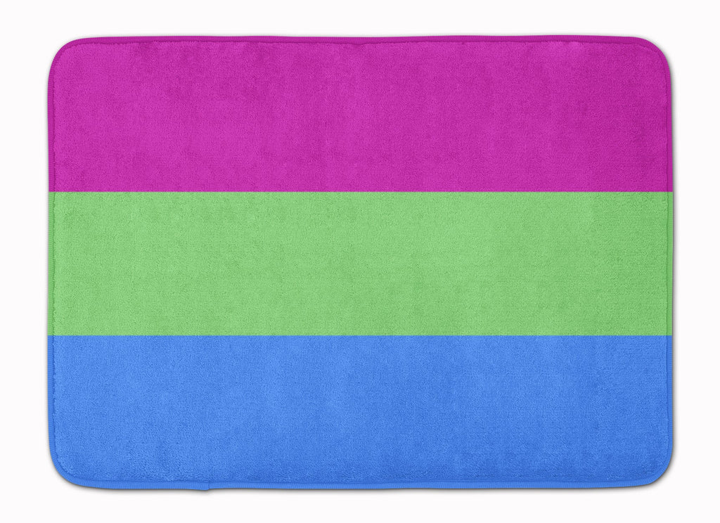Polisexual Pride Memory Foam Kitchen Mat Machine Washable Anti-Fatigue Cushion Comfort Bath or Kitchen Rug