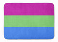 Polisexual Pride Memory Foam Kitchen Mat Machine Washable Anti-Fatigue Cushion Comfort Bath or Kitchen Rug