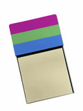 Polisexual Pride Watercolor Sticky Note Holder Refillable Dispenser Desk Accessory 3x3 Pad Gift