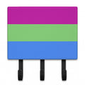 Polisexual Pride Leash or Key Holder Wall Hooks, Coat Rack Wall Mount, for Hanging Keys, Towels, Aprons, Leashes
