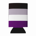 Asexual Pride Can or Bottle Hugger Cooler Sleeve for Standard 12 oz Cans, Insulated Foam Beer & Soda Can Hugger Reusable