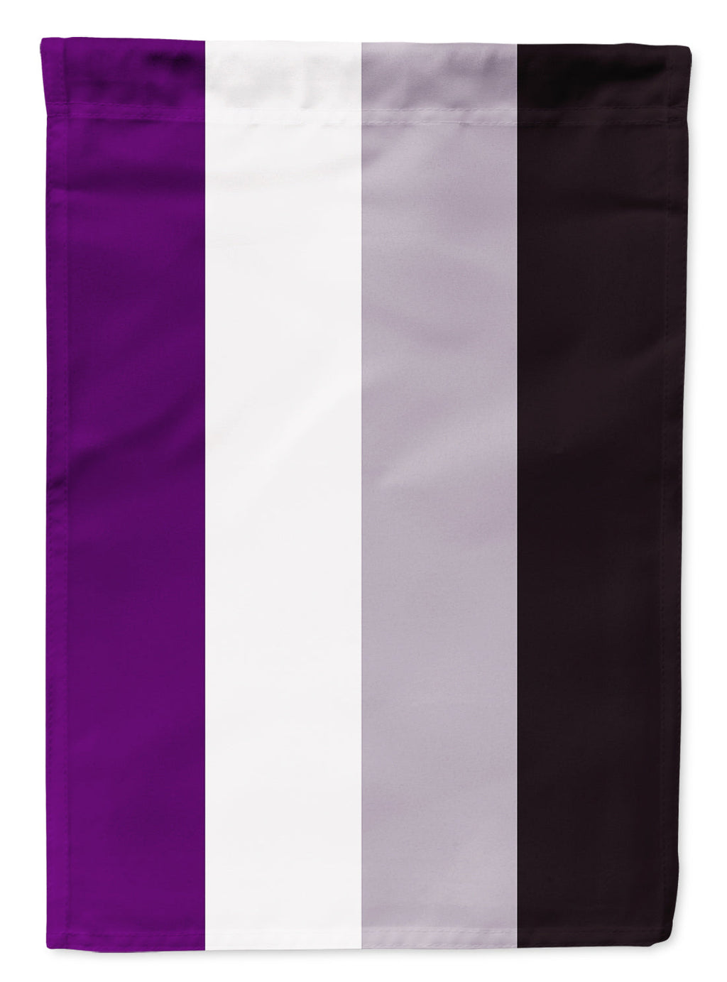 Asexual Pride House Flag 28x40 Porch Sleeve Pole Decorative Outside Yard Banner Artwork Wall Hanging, Polyester