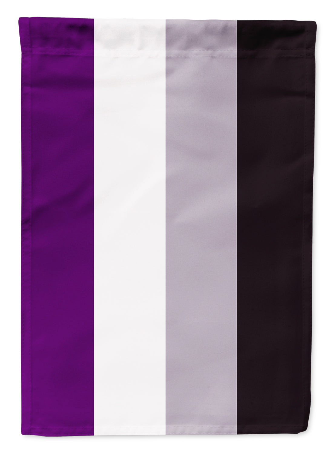 Asexual Pride House Flag 28x40 Porch Sleeve Pole Decorative Outside Yard Banner Artwork Wall Hanging, Polyester