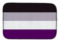 Asexual Pride Dish Drying Mat Absorbent Dish Drying Mat Pad for Kitchen Counter Dish Drainer Mat for Countertop, 14 x 21", Multicolor