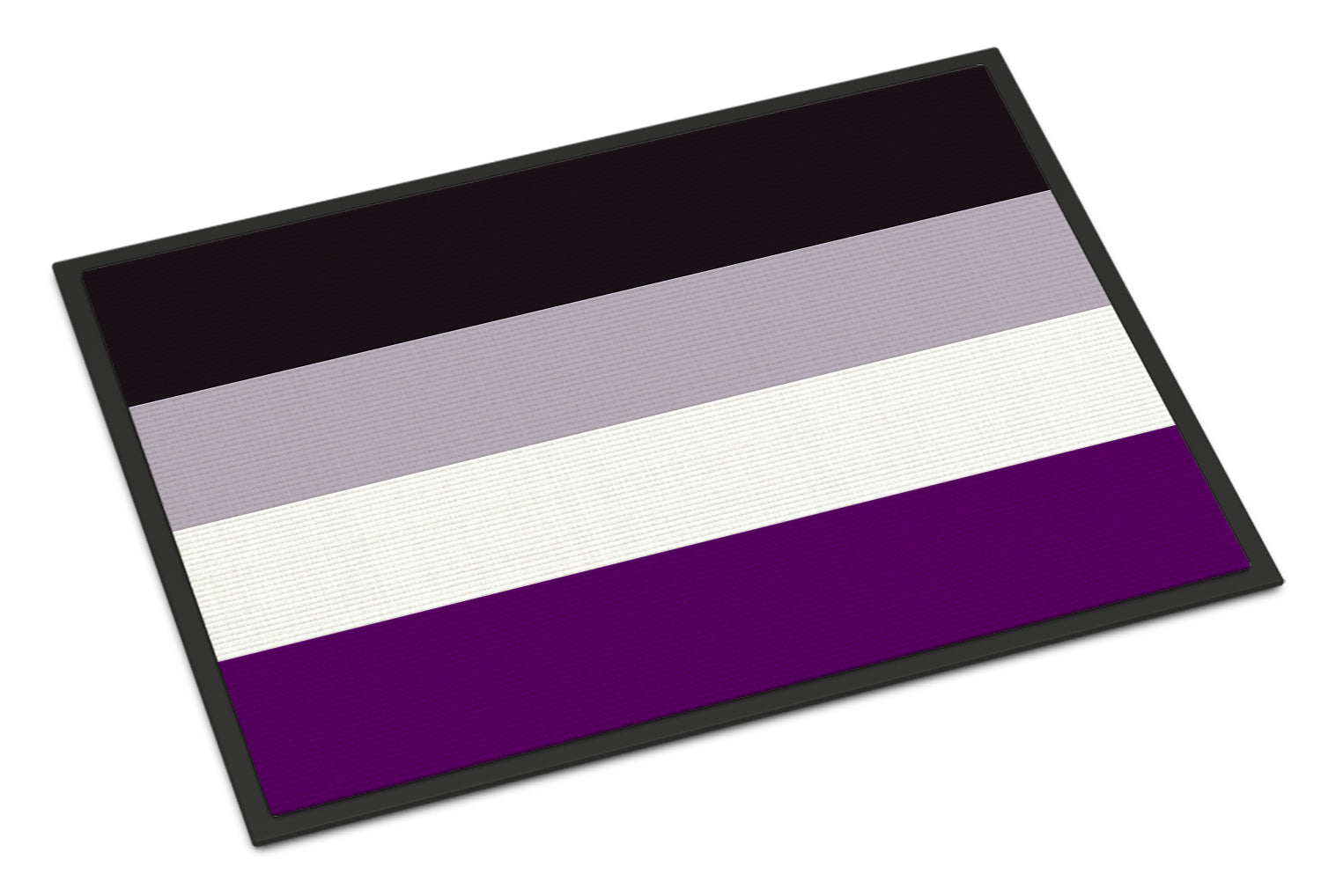 Asexual Pride Doormat Indoor Outdoor 24H X 36W Front Door Mat Rugs for Entryway, Non Slip Washable Low Pile,